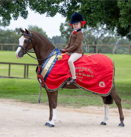 Thames Equestrian Children's London Show Tights - Hunter Beige