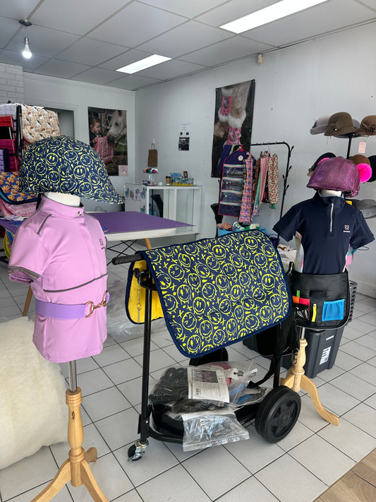 Graffiti Faces Kids Saddle Pad