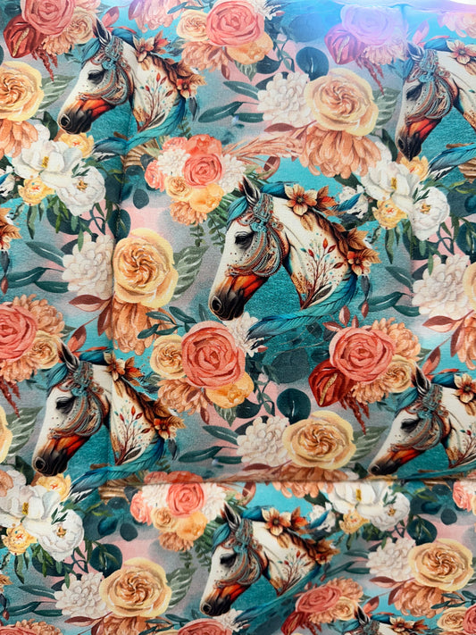 Peony Warrior Saddle Pad