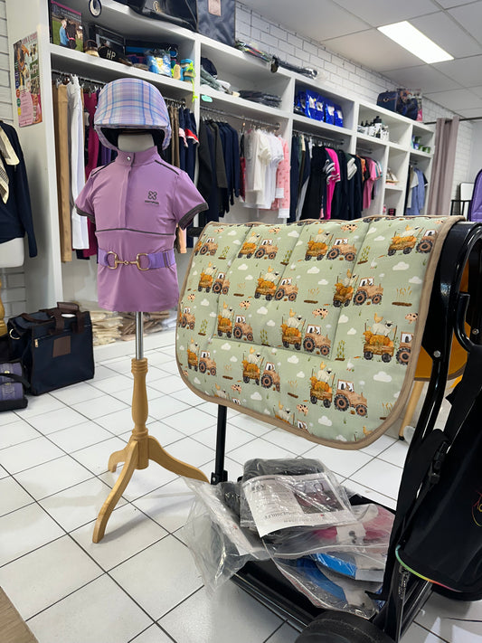 Tractor Ride Kids Saddle Pad