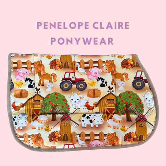 Farmyard Friends Kids Saddle Pad