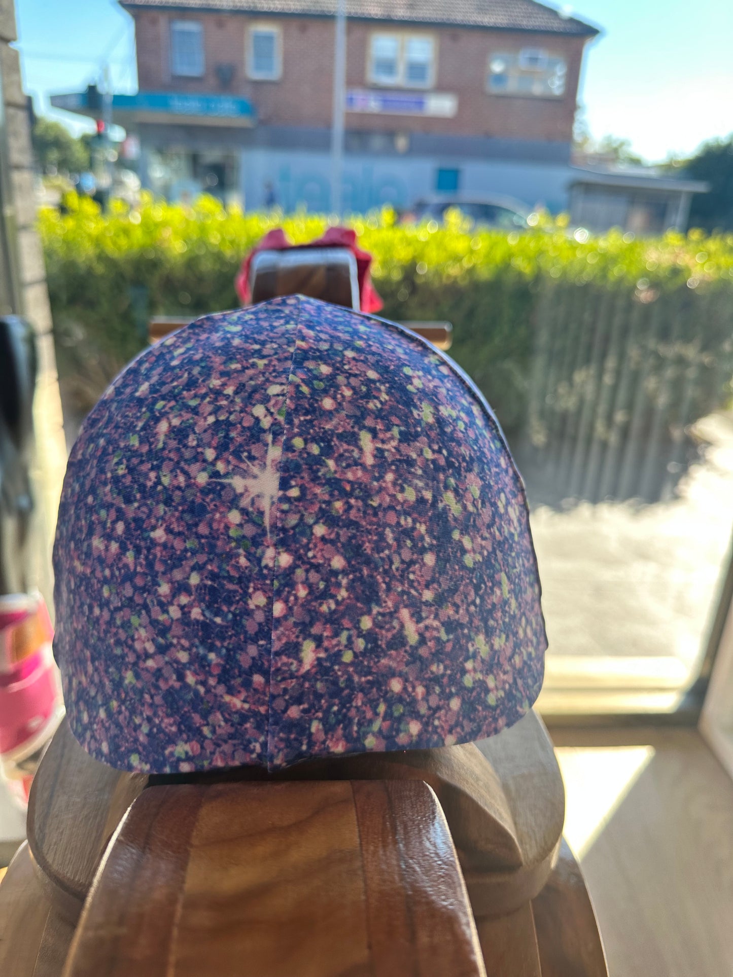 Sparkle Party Kids Helmet Cover - Purple
