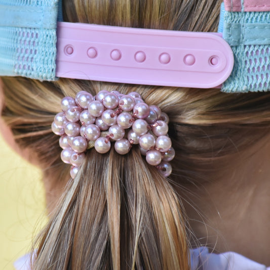 Pearl Bead Scrunchies
