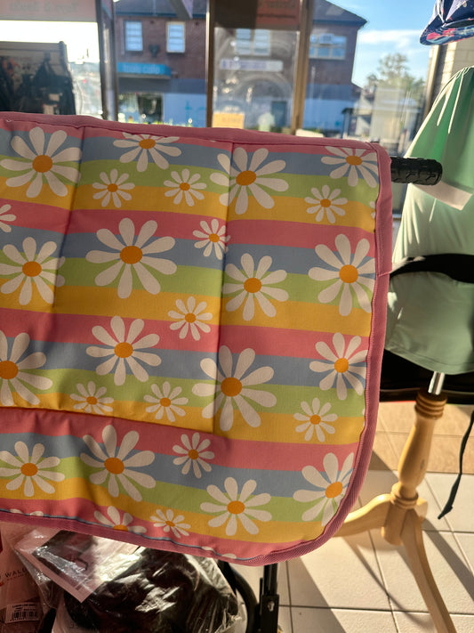 Rainbow Daisies Saddle Pad