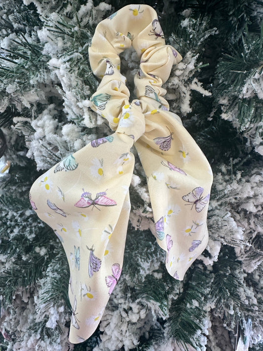 Butterfly Scarf Tail Hair Scrunchies