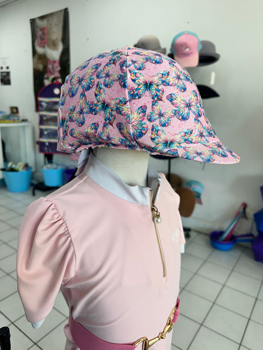 NEW Butterfly Delight Children’s Horse Riding Helmet Cover