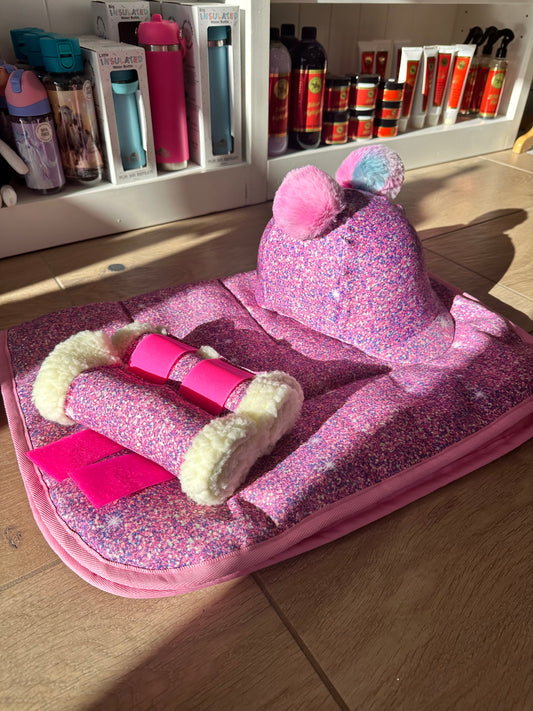 Create your own Sparkle Party Saddle Pad Set