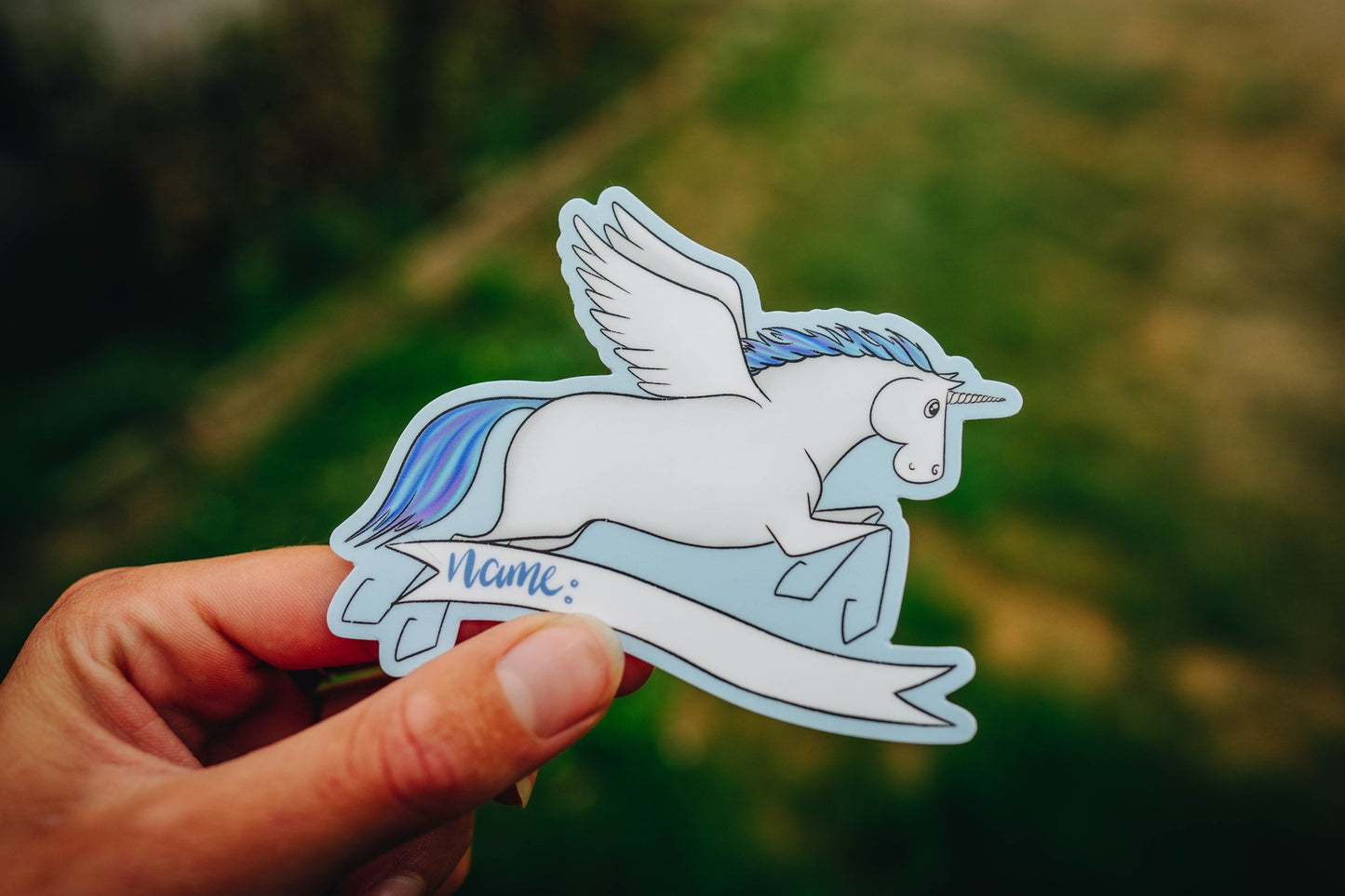 The Art of Michelle Clarke School Name Stickers