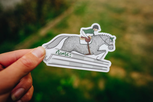 The Art of Michelle Clarke School Name Stickers