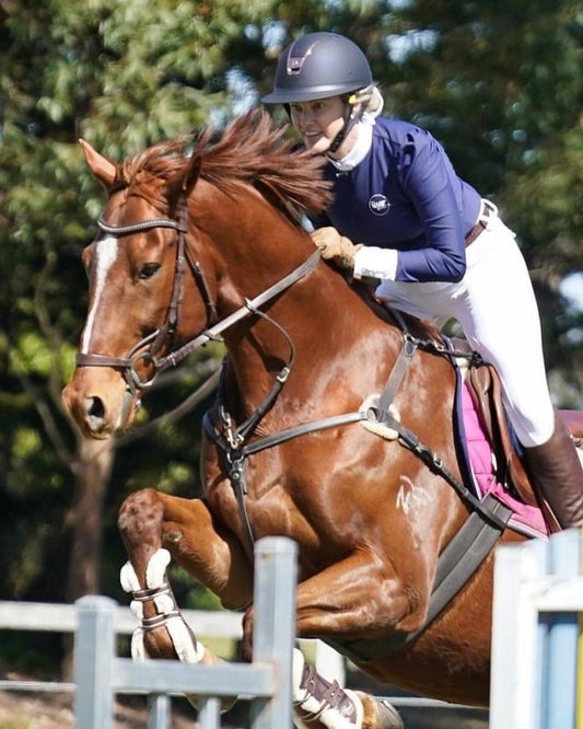 Mare and Me Fed X White Competition Tights