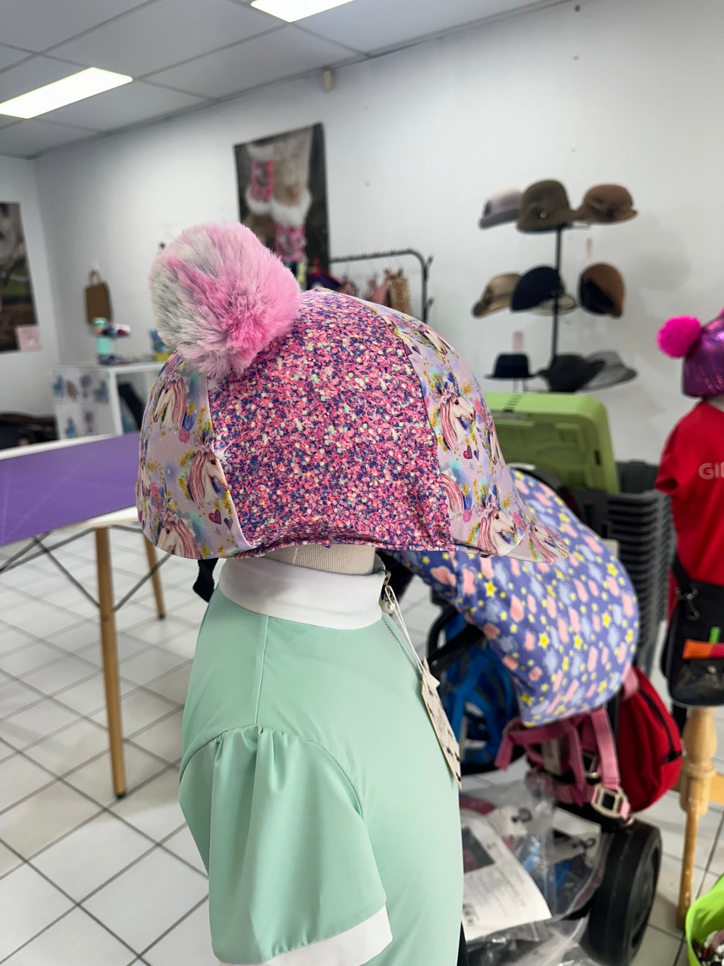 Enchanted Unicorns Kids Helmet Cover