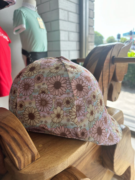 Flower Rainbow Kids Helmet Cover