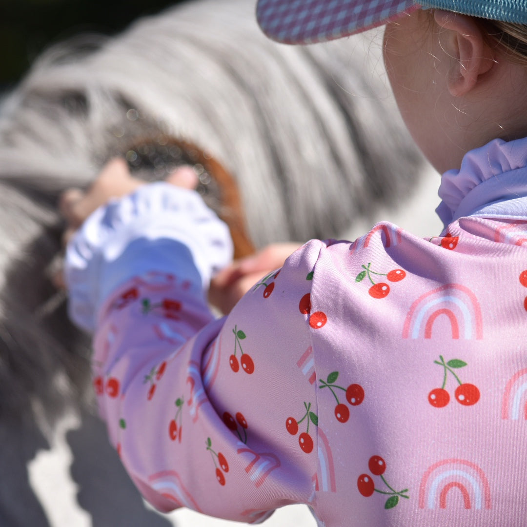 Mare and Me Girls Indie Cherries Riding Shirt