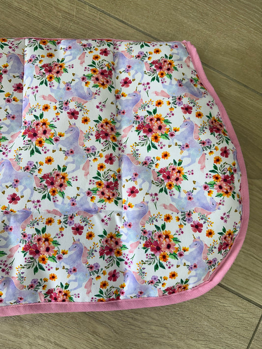 Unicorn Silhouettes Kids Saddle Pad