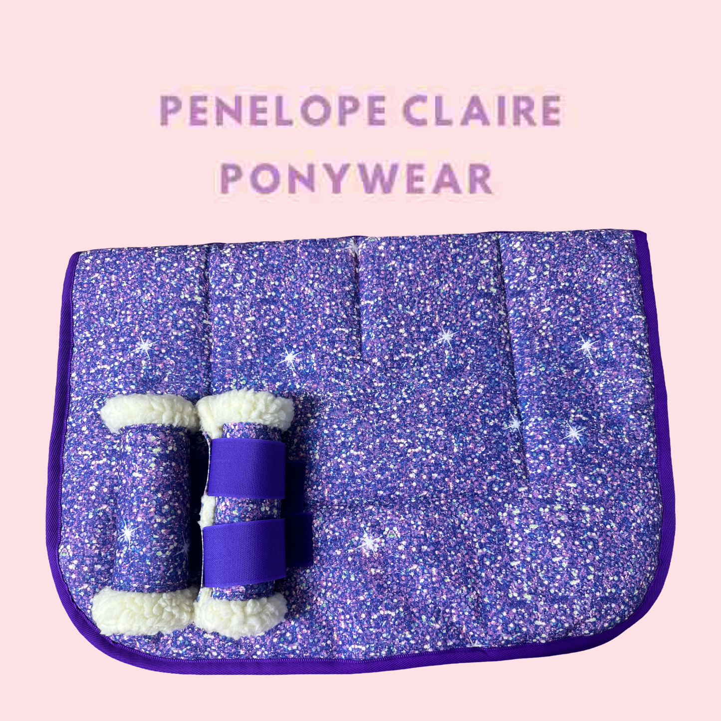 Create your own Sparkle Party Saddle Pad Set