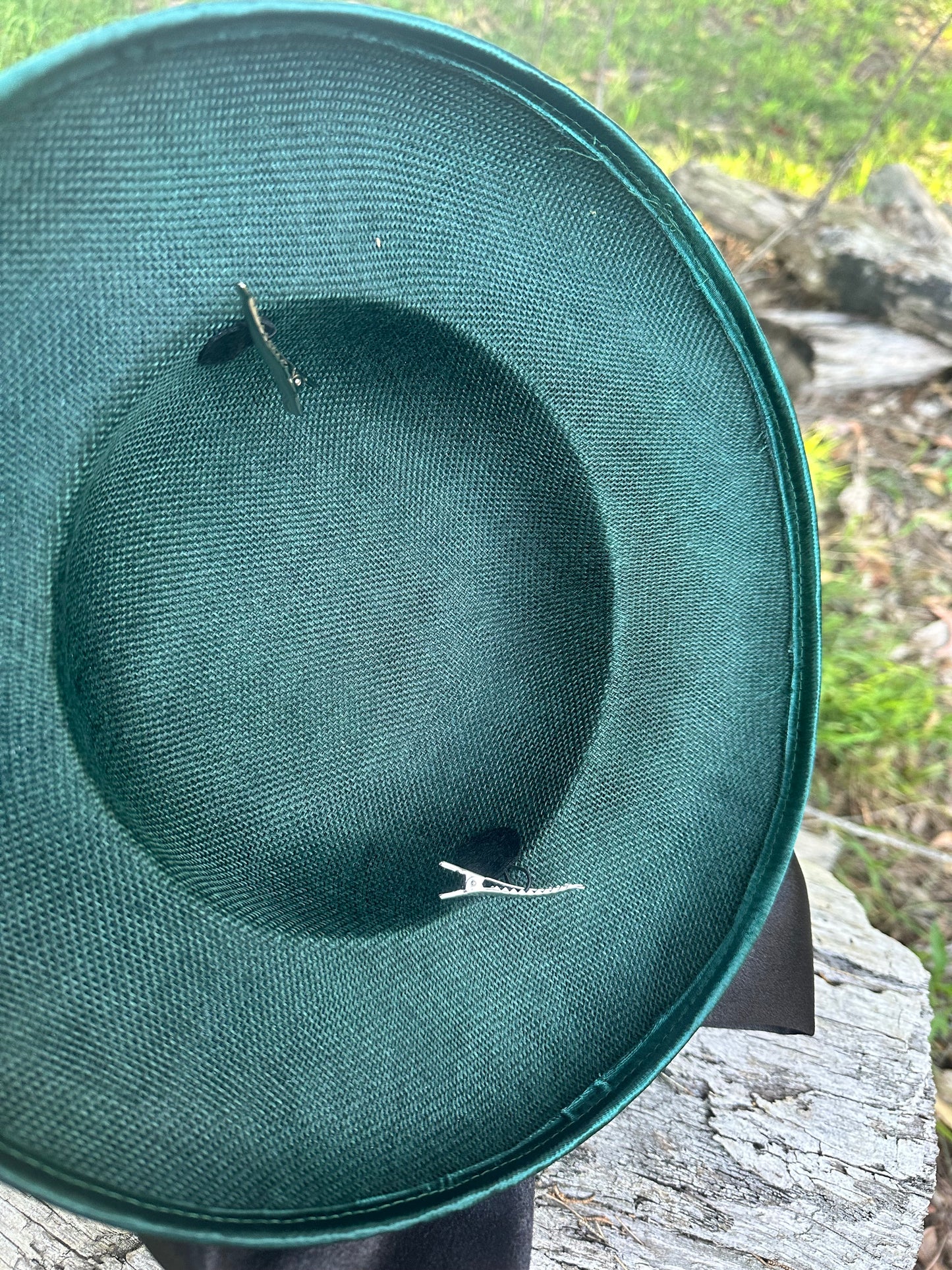 Turqouise hat for Mark