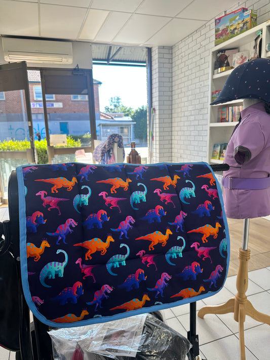 Dino Dash Kids Saddle Pad