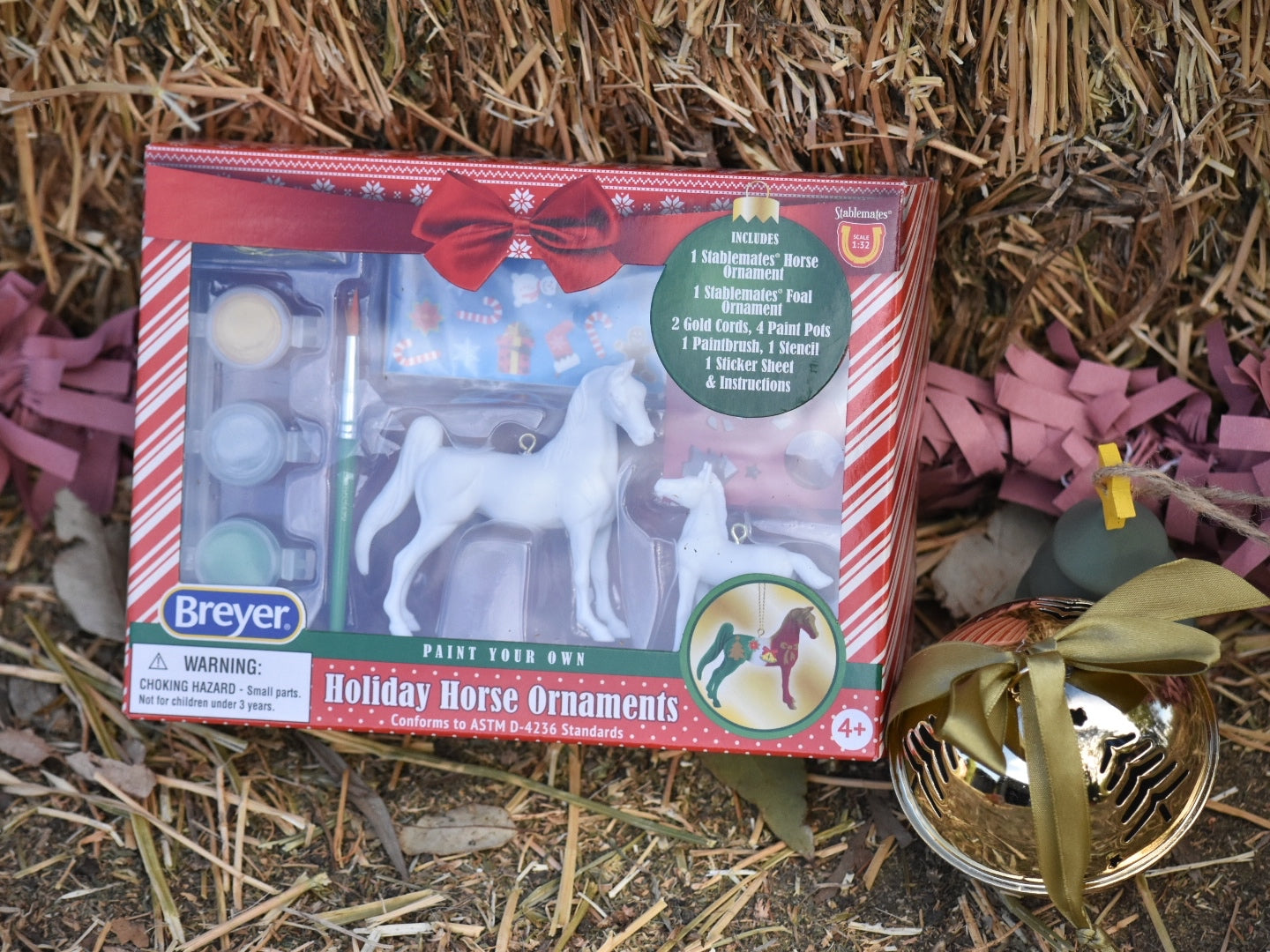 Breyer Paint Your Own Stablemates Christmas Tree Ornaments