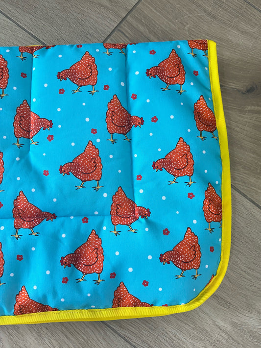 Chickens Kids Saddle Pad