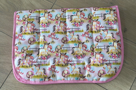 Ponies & Puppies Kids Saddle Pad