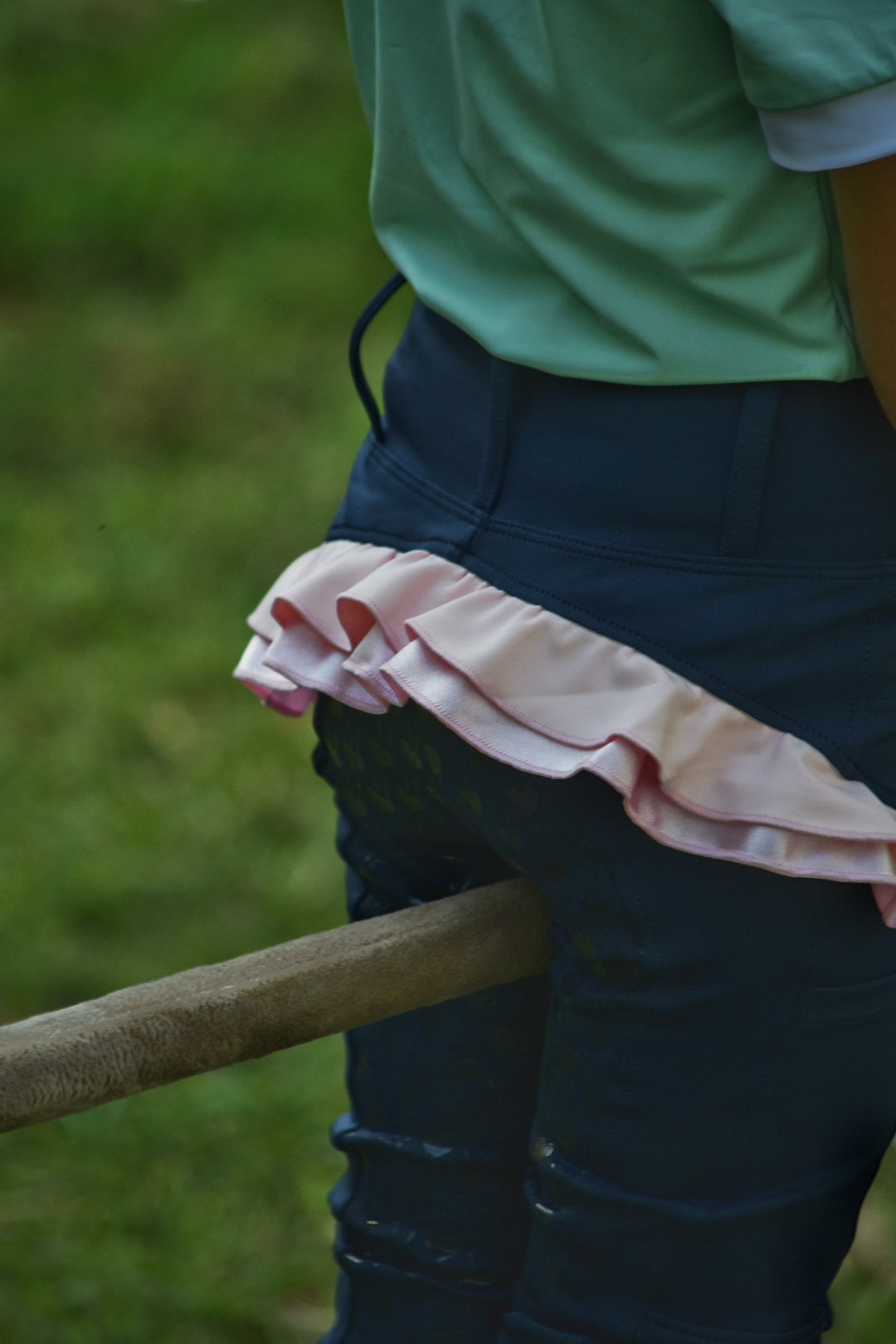 Mare & Me NEW Season Pink Frill Girls Riding Tights