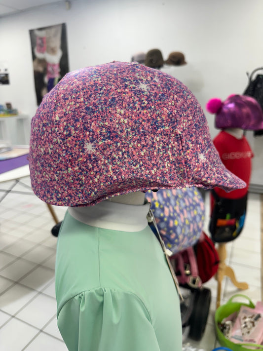 Sparkle Party Helmet Cover - Purple & Pink