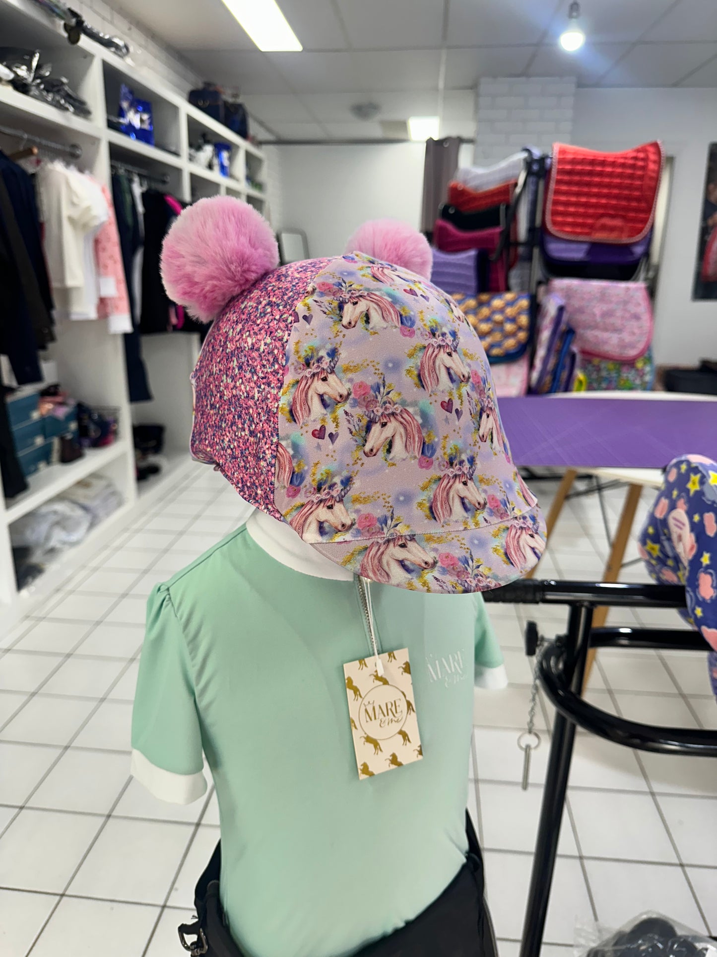 Enchanted Unicorns Kids Helmet Cover