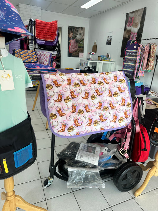 Cowgirl Boots Kids Saddle Pad