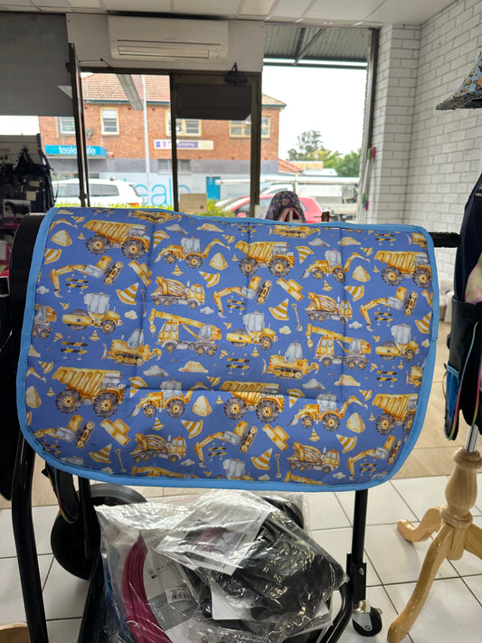 Construction Time Kids Saddle Pad