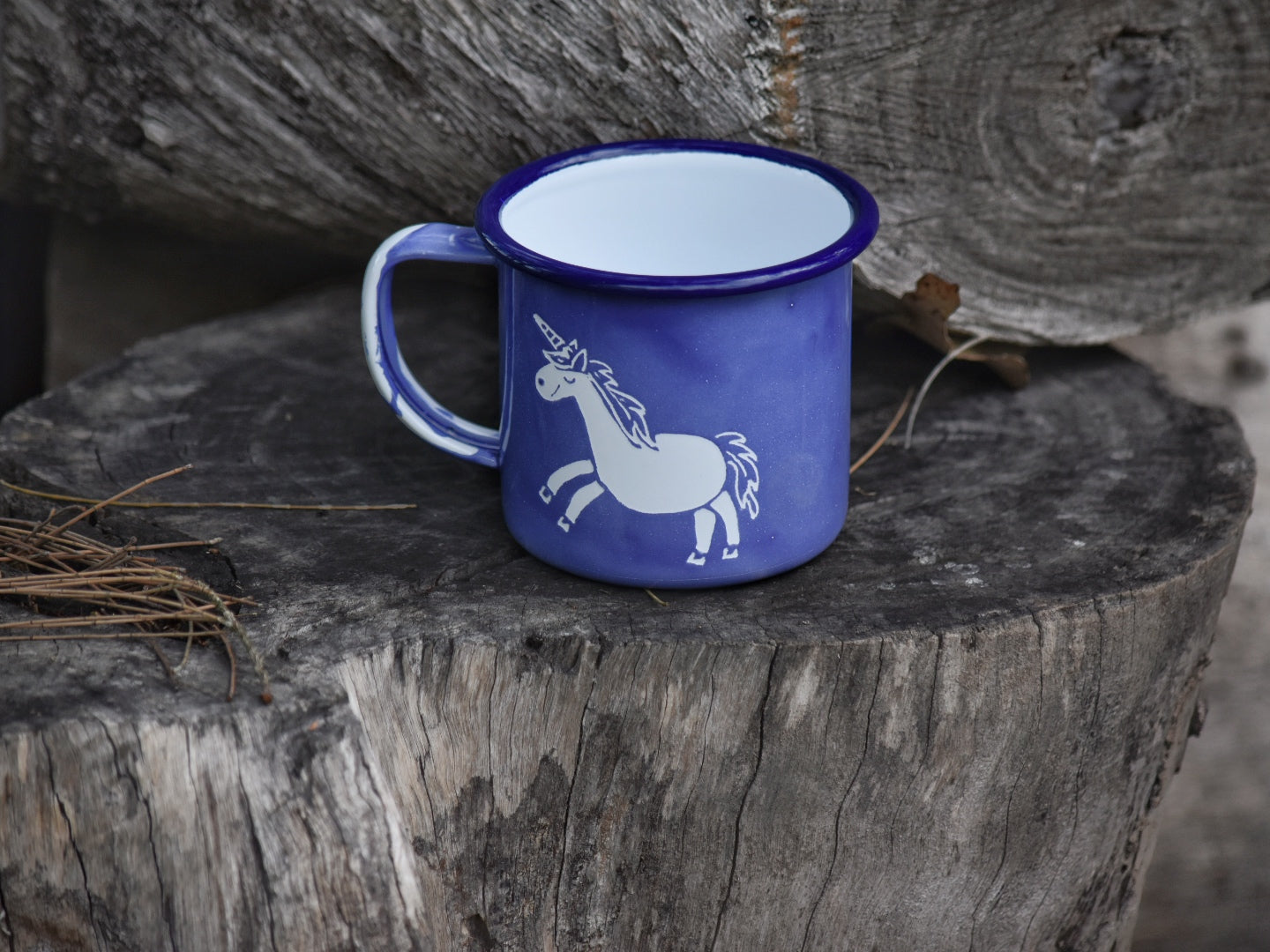 Enamelled By Suellen Unicorn Mug