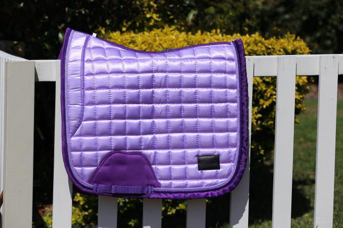Lady Godiva Equestrian Frilled Pony Dressage Pad Lavender Collection