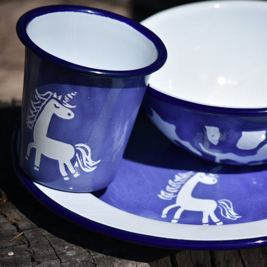 Enamelled by Suellen Kids Dinner Set