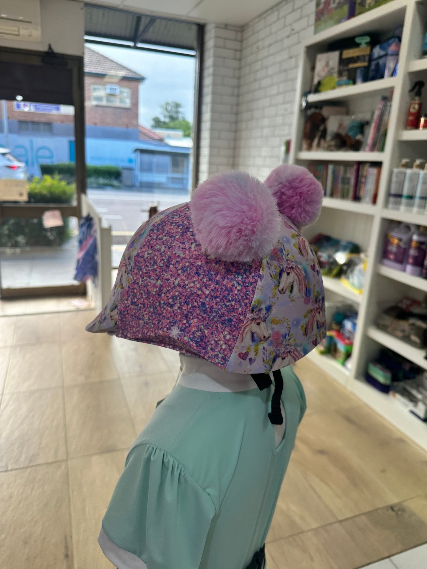 Enchanted Unicorns Kids Helmet Cover