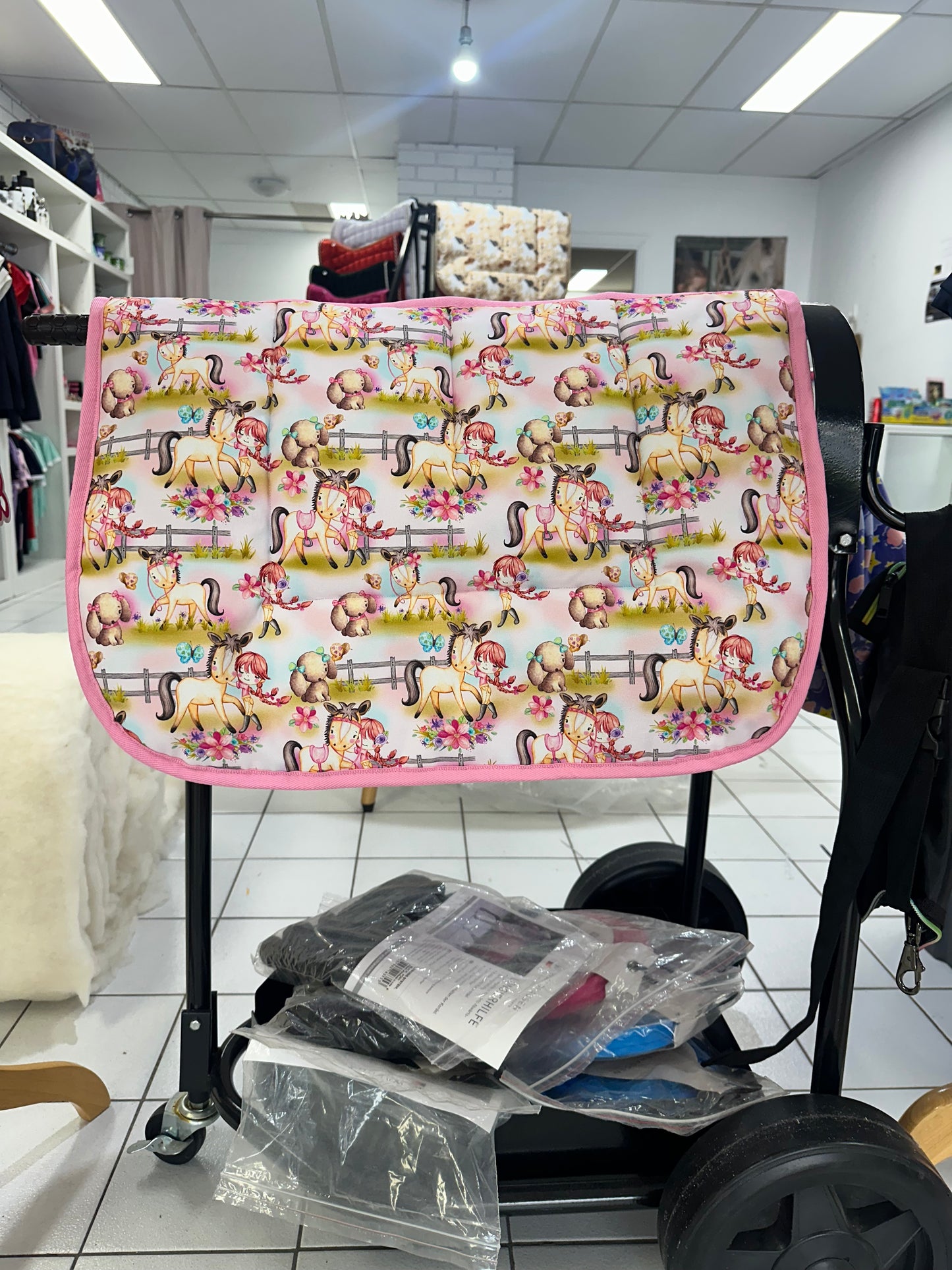 Ponies & Puppies Kids Saddle Pad