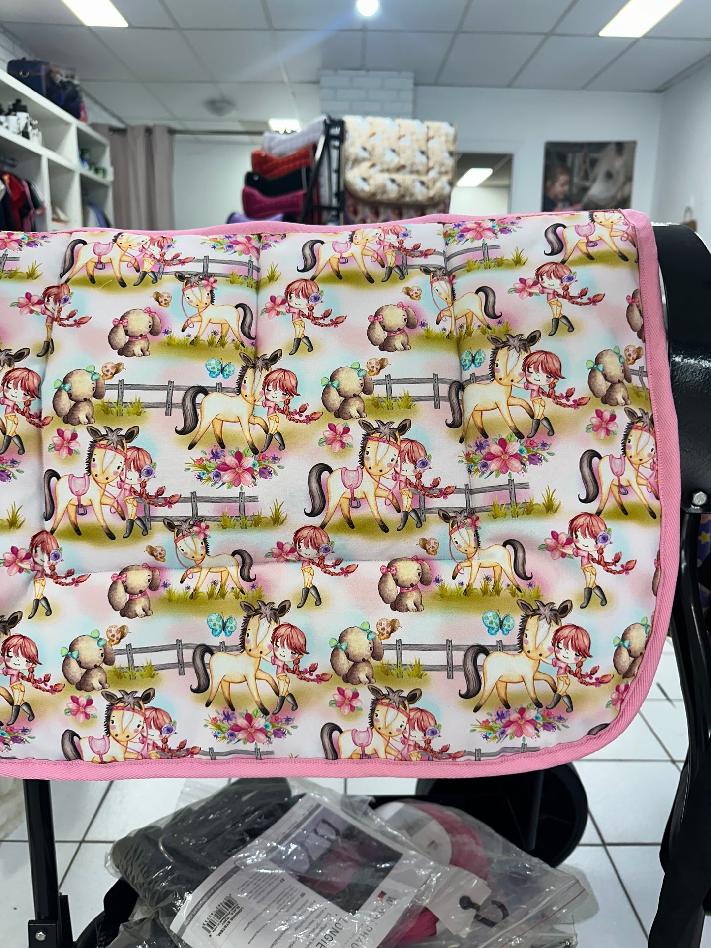 Ponies & Puppies Kids Saddle Pad
