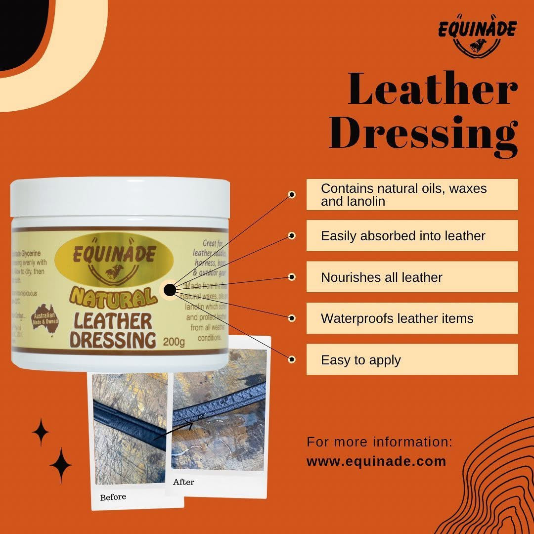 Equinade Natural Leather Dressing 200gm