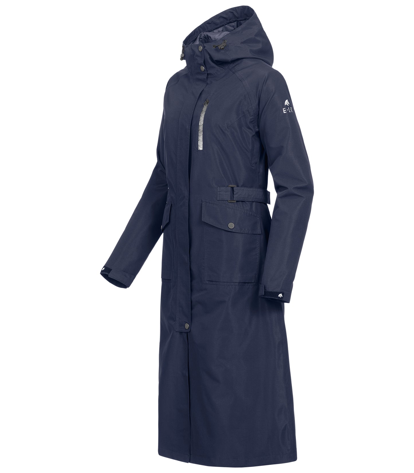 ELT Fehmarn Long Riding Raincoat Night Blue