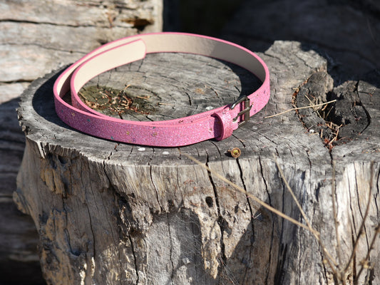 Kids Pink Glitter Belt