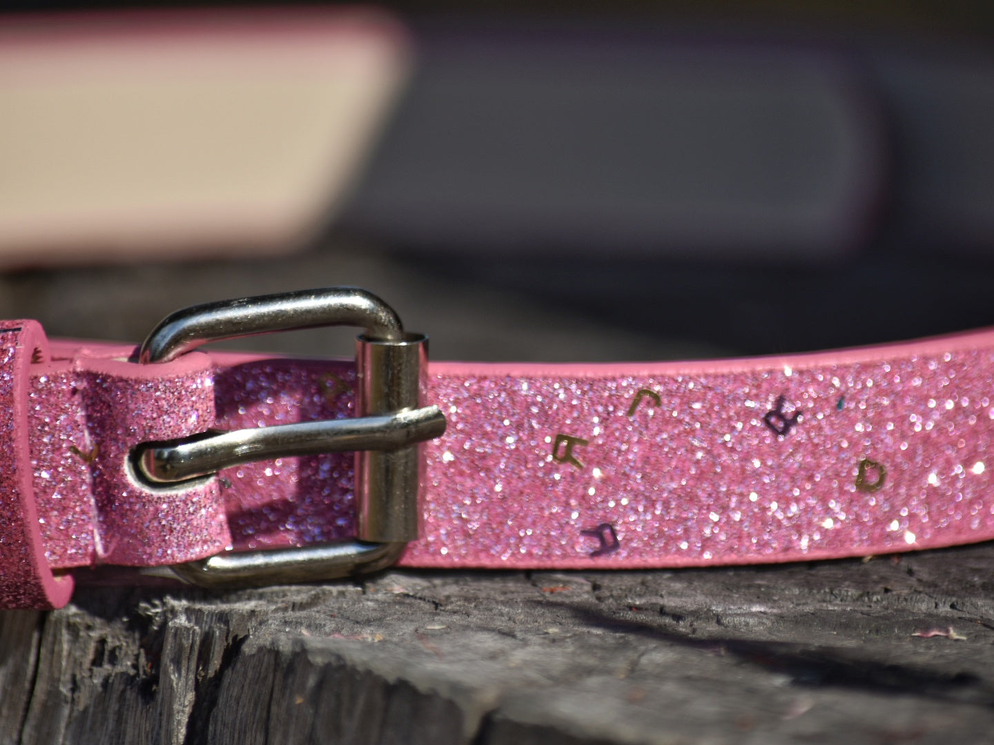 Kids Pink Glitter Belt