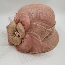 Delicate Pink & Beige Horse Showing Hat