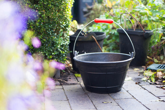 Red Gorilla Tyre Rubber Feed Buckets