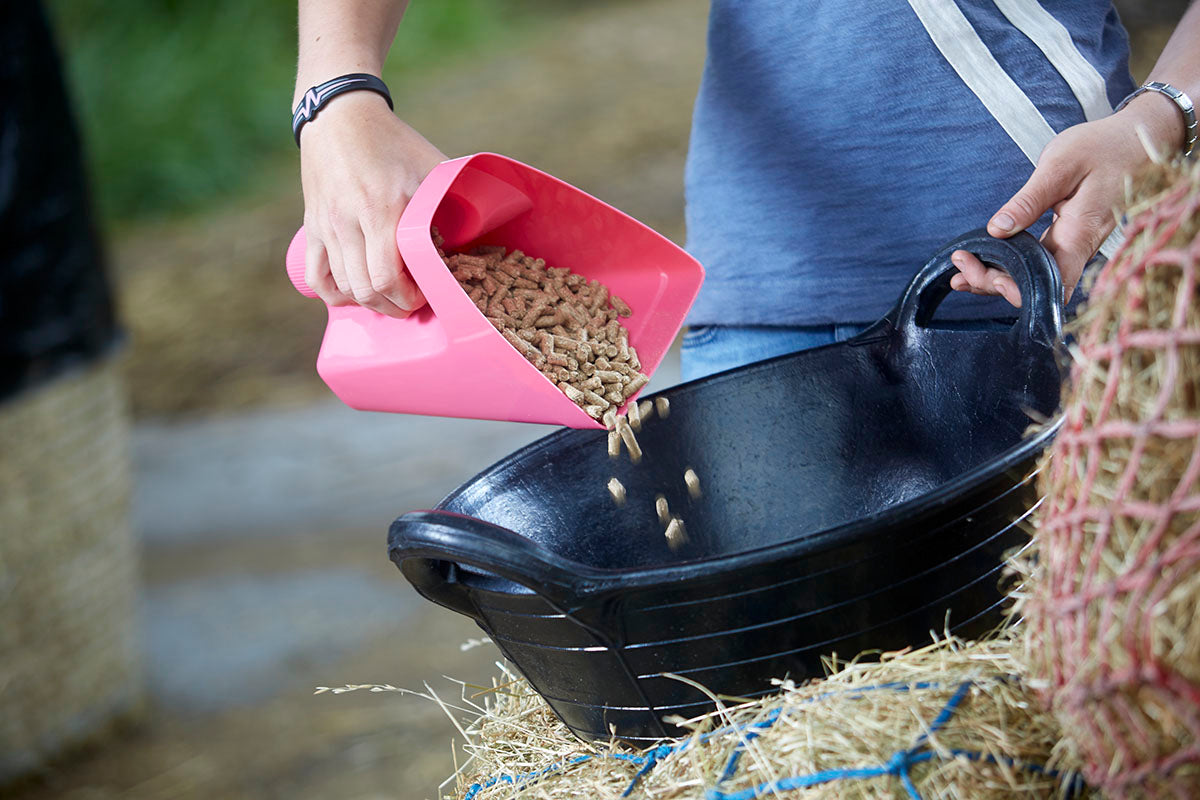 Red Gorilla Tyre Rubber Feed Buckets
