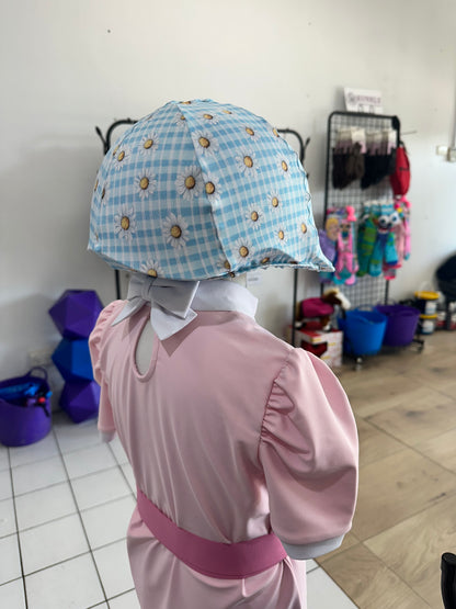 Gingham Daisies Helmet Cover