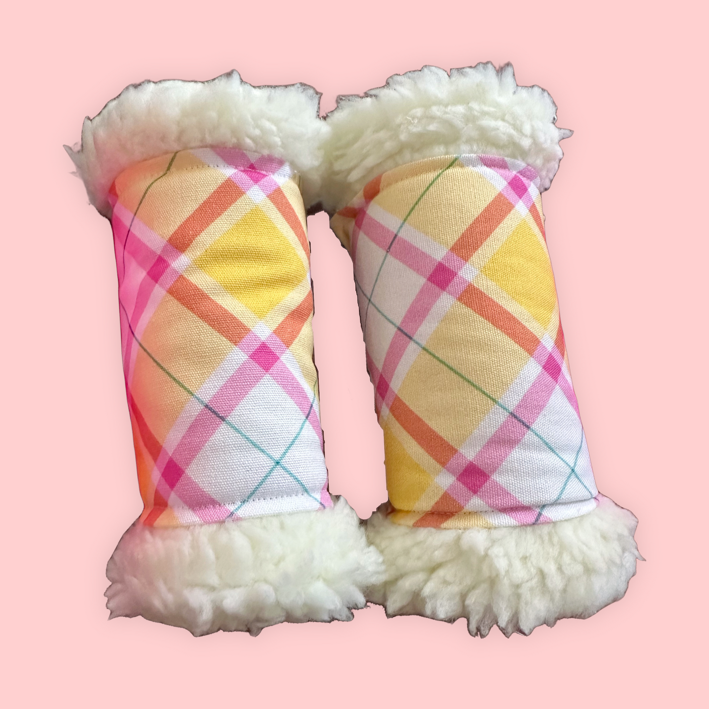 Pink Lemonade Gingham Paddock Boots