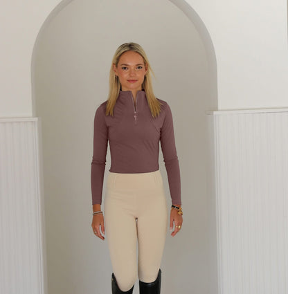 Thames Equestrian Children's London Show Tights - Cream