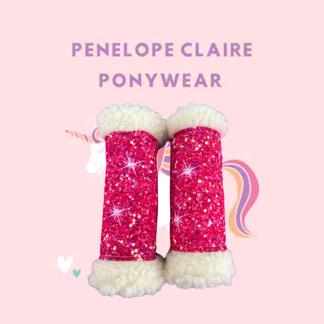 Sparkle Party Pink Paddock Boots