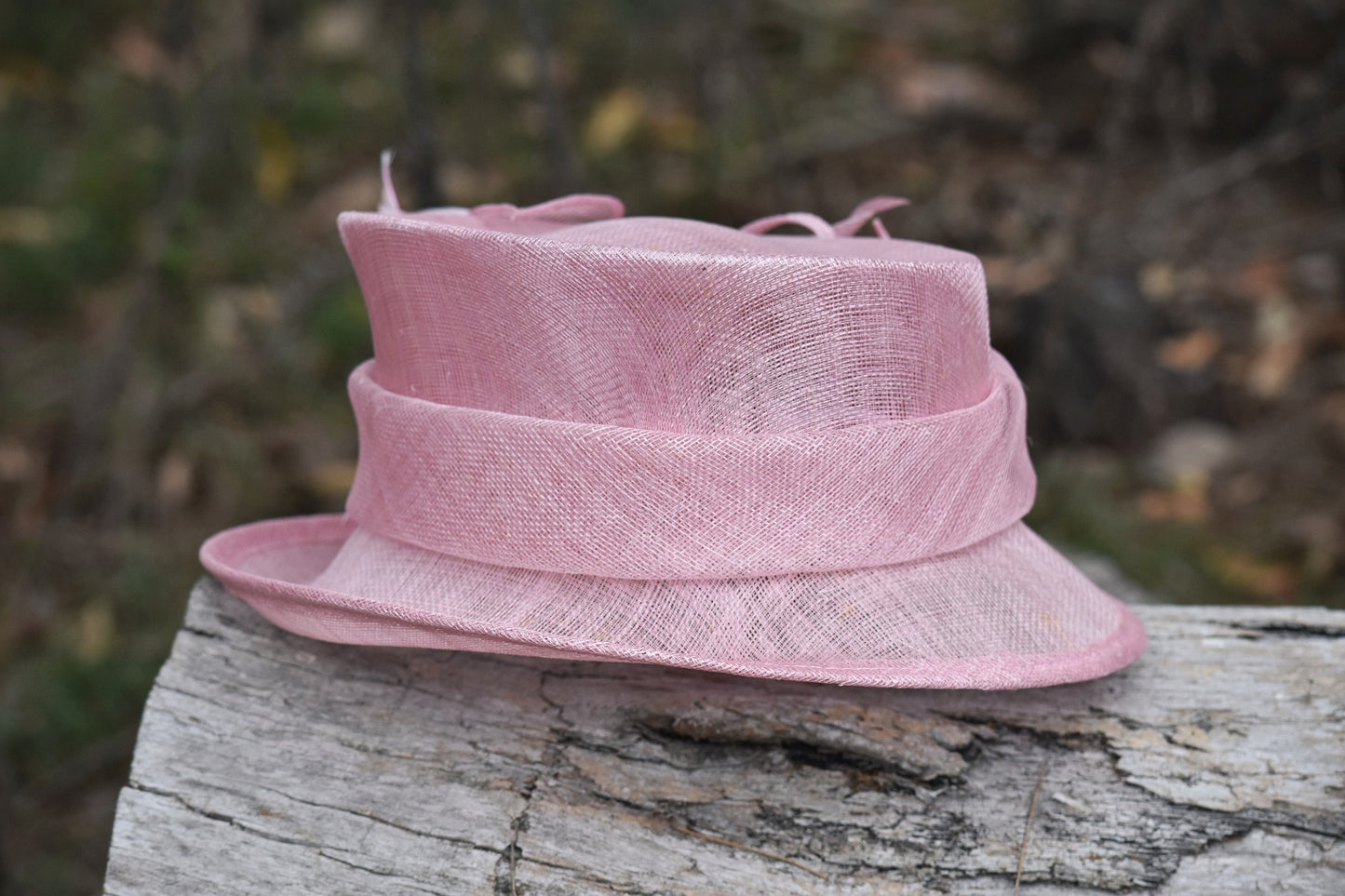 Pink Sinamay Horse Showing Hat
