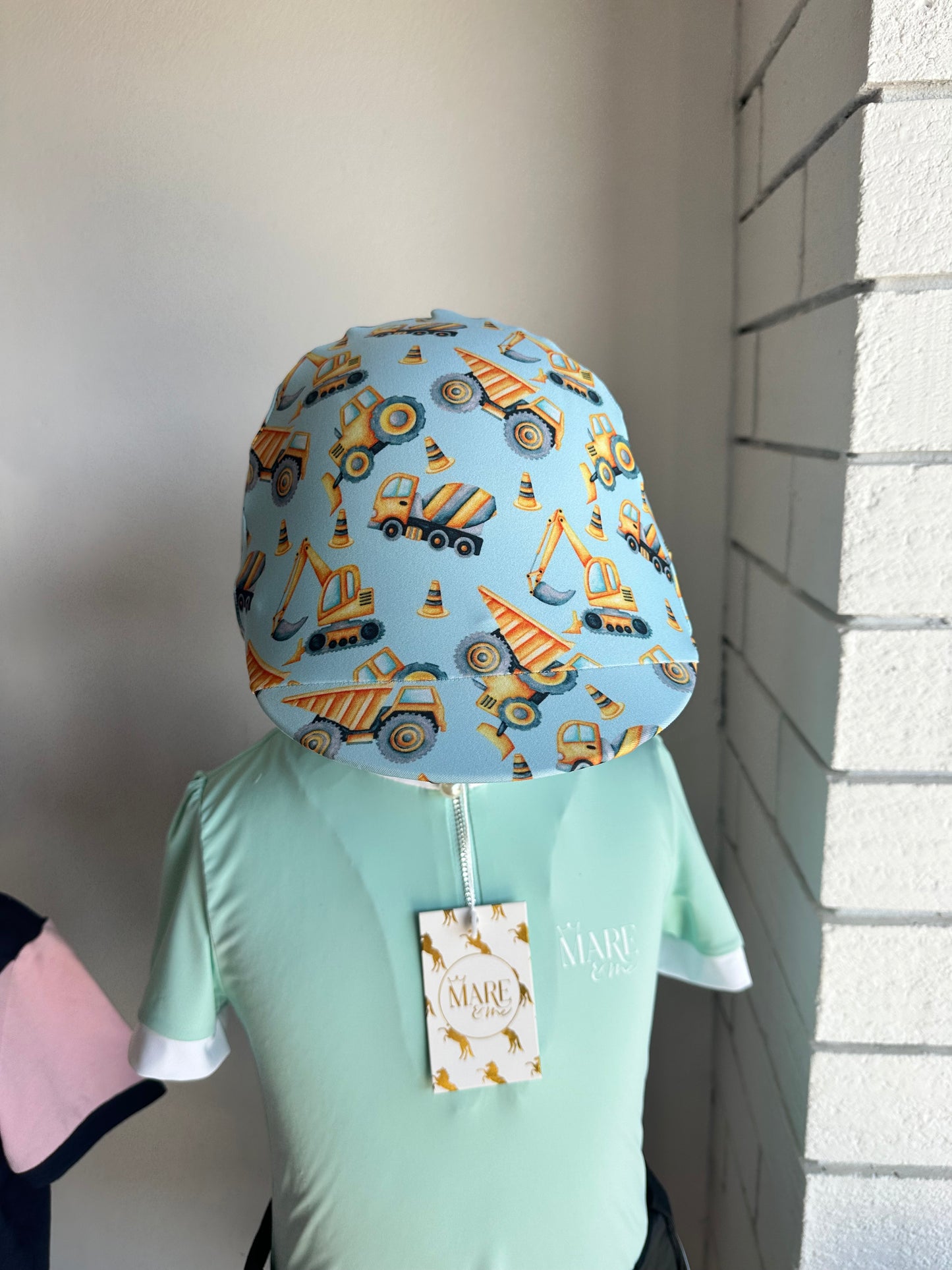 Construction Day Kids Helmet Cover