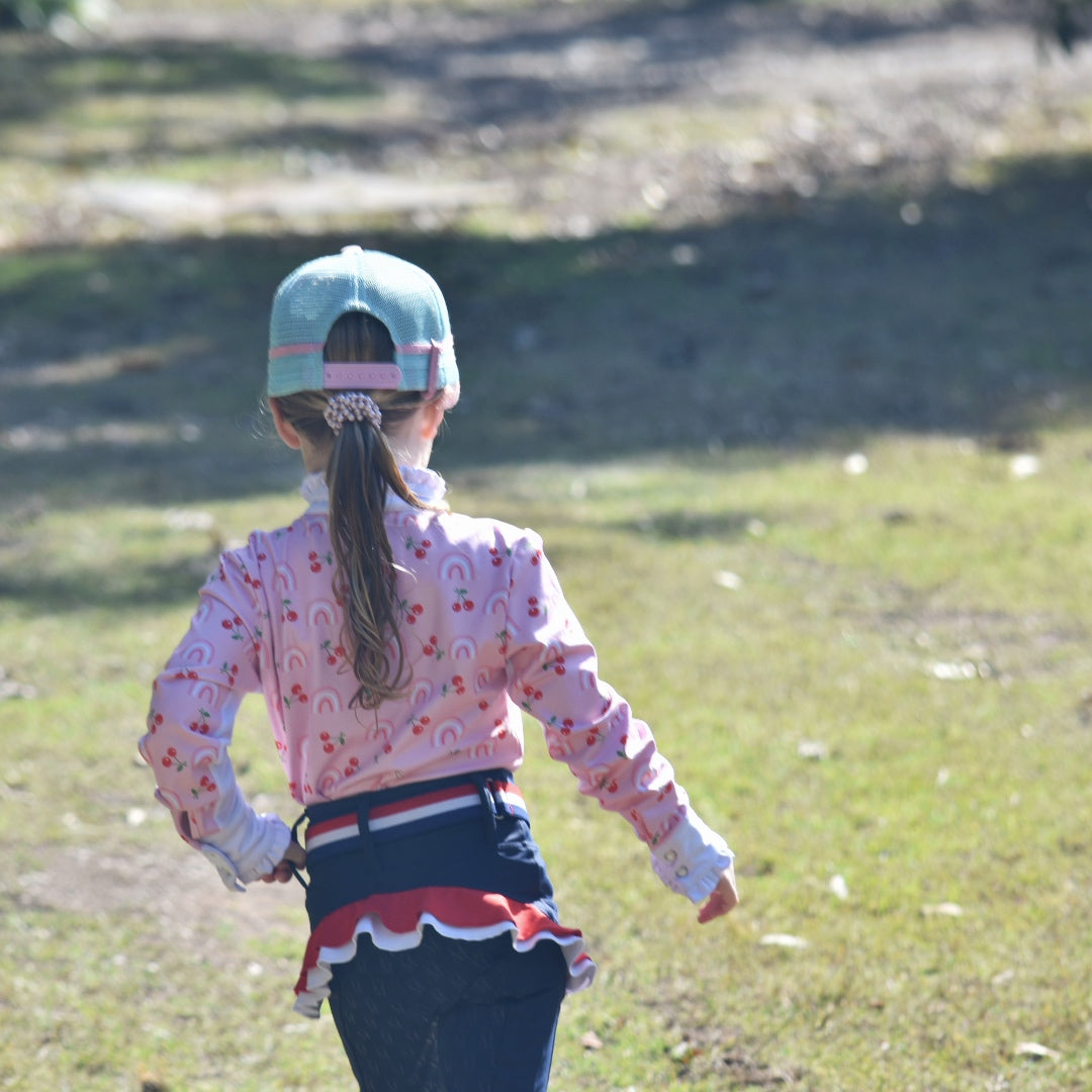 Mare and Me Girls Indie Cherries Riding Shirt