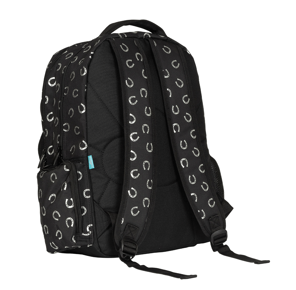 Spencil Black & White Horses Big Backpack